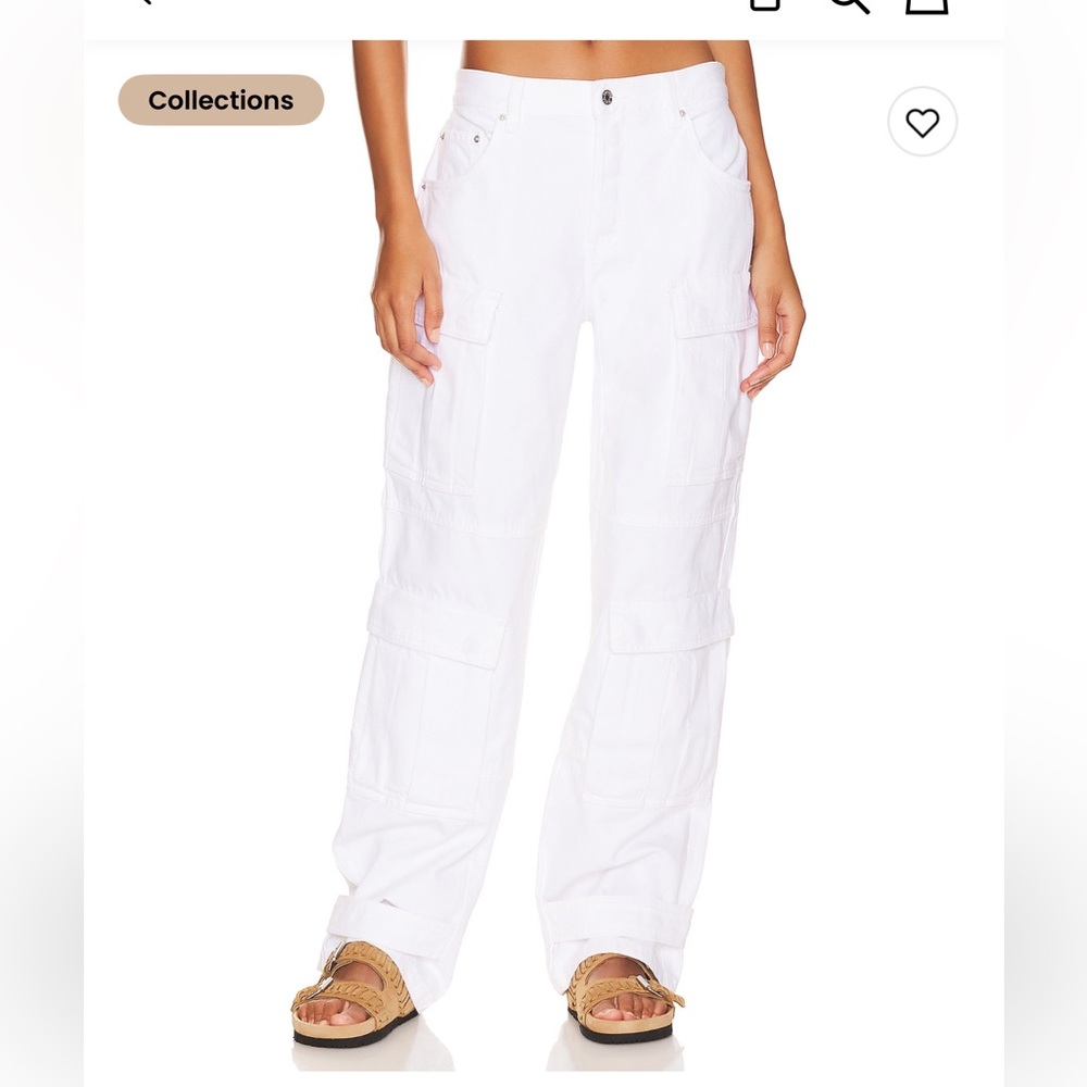 GRLFRND Lex Cargo Jean in White